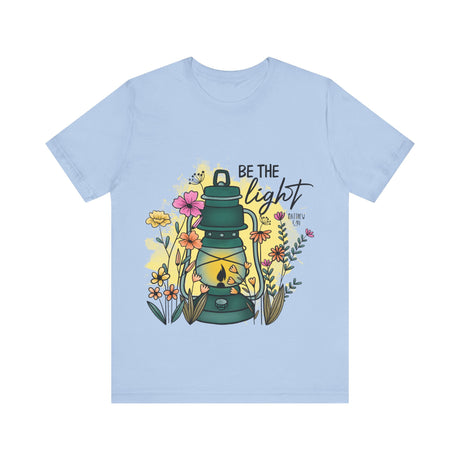 Be The Light Lantern & Flowers T-Shirt