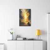 Moses and the Burning Bush Canvas - Divine Encounter