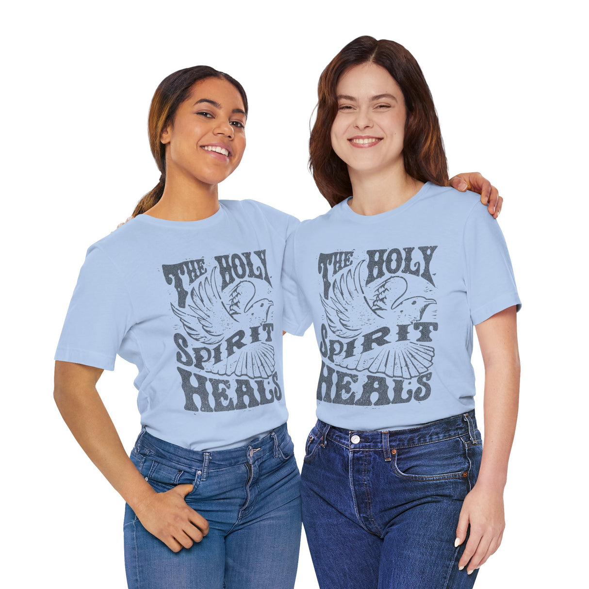 The Holy Spirit Heals Dove Design T-Shirt