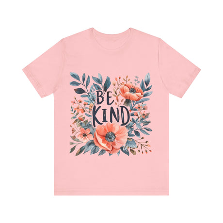 Be Kind Floral Design T-Shirt