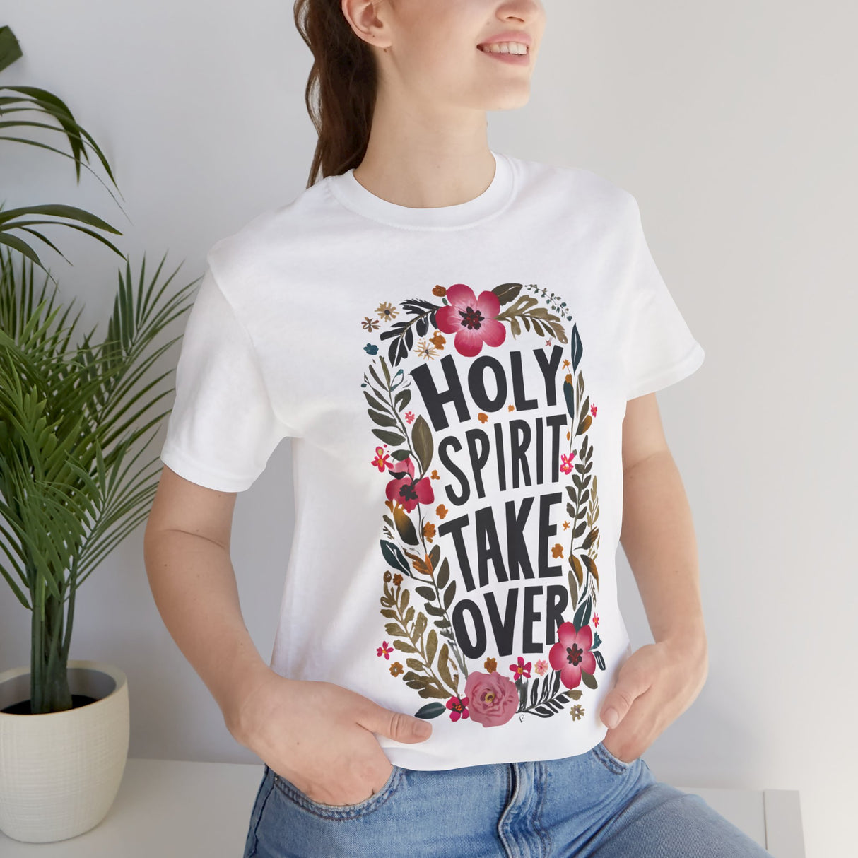 Floral Holy Spirit Take Over T-Shirt