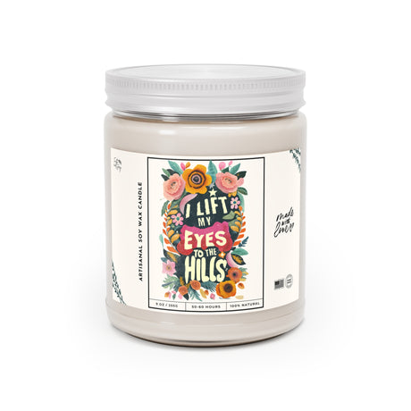 I Lift My Eyes to the Hills - Artisanal Candle