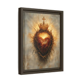 Sacred Heart of Jesus (Framed Canvas) - Eternal Love and Sacrifice