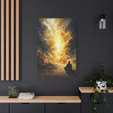 Moses and the Burning Bush Canvas - Divine Encounter