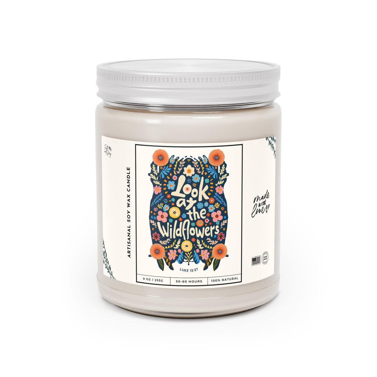 Look at the Wildflowers Artisanal Soy Wax Candle