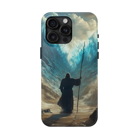 Moses Parting the Red Sea Phone Case - Deliverance Through Faith