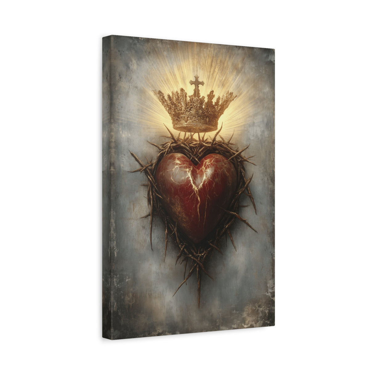 Sacred Heart of Jesus Canvas - A Symbol of Love and Redemption