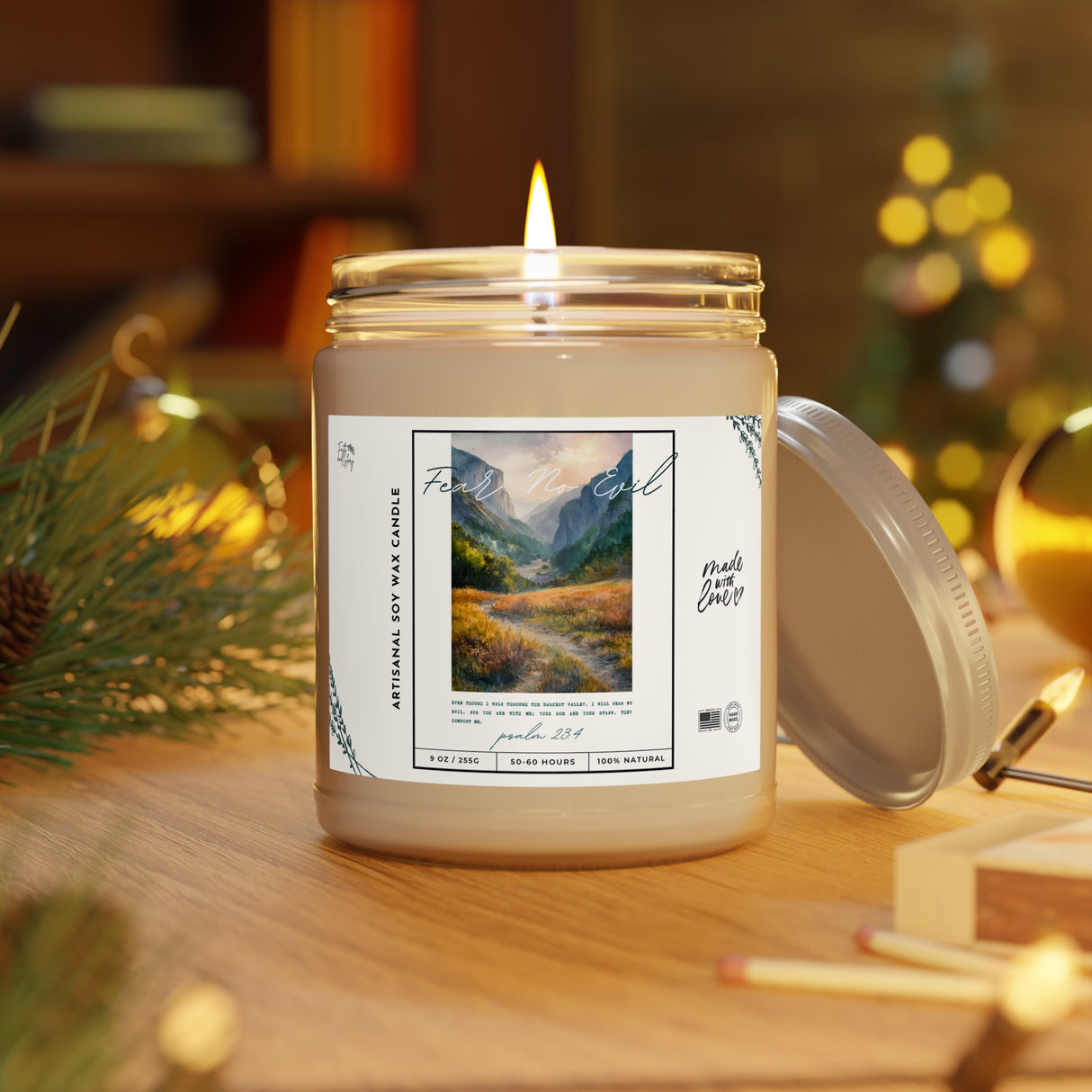 Fear No Evil Artisanal Soy Wax Candle