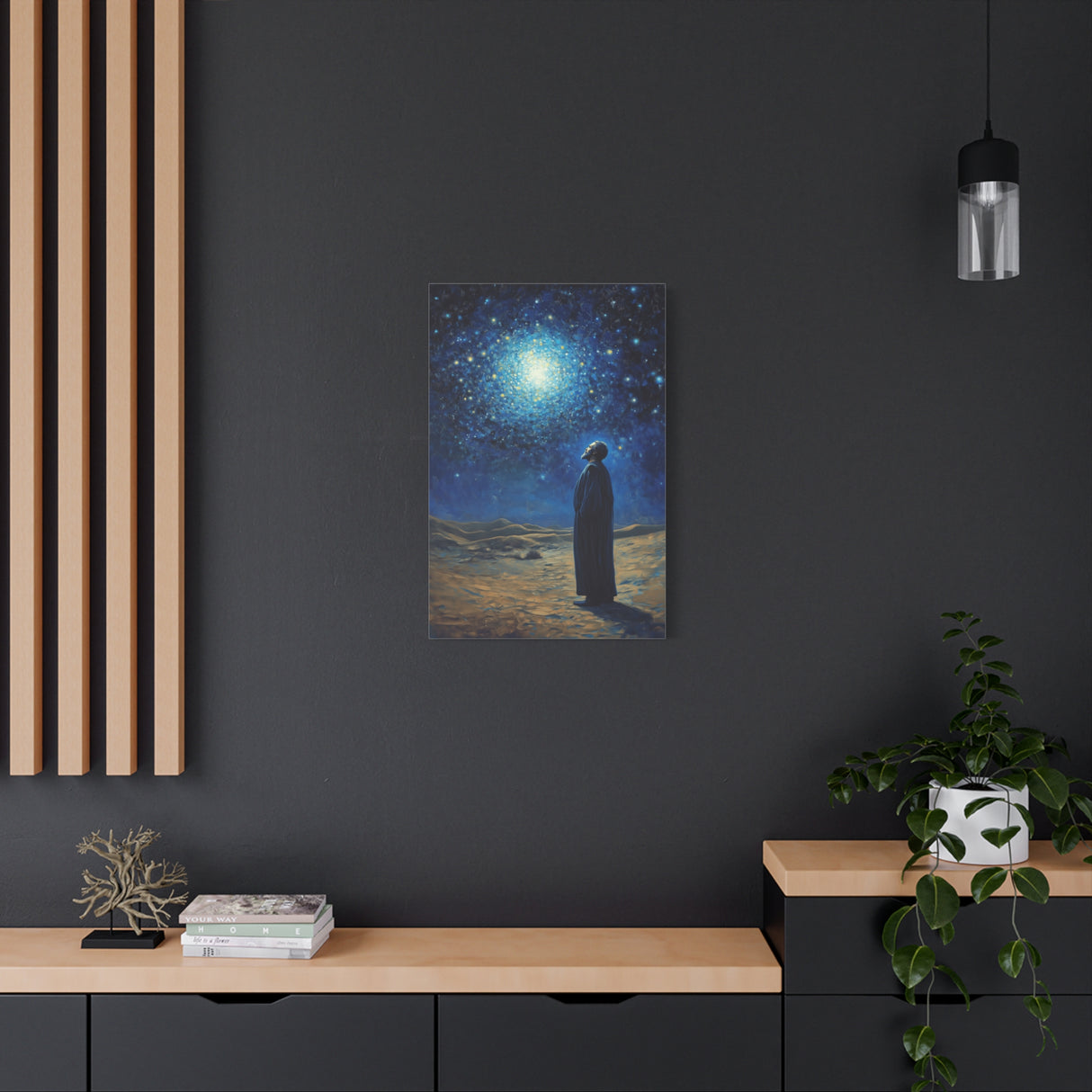 Abraham and the Stars Canvas - A Promise Fulfilled