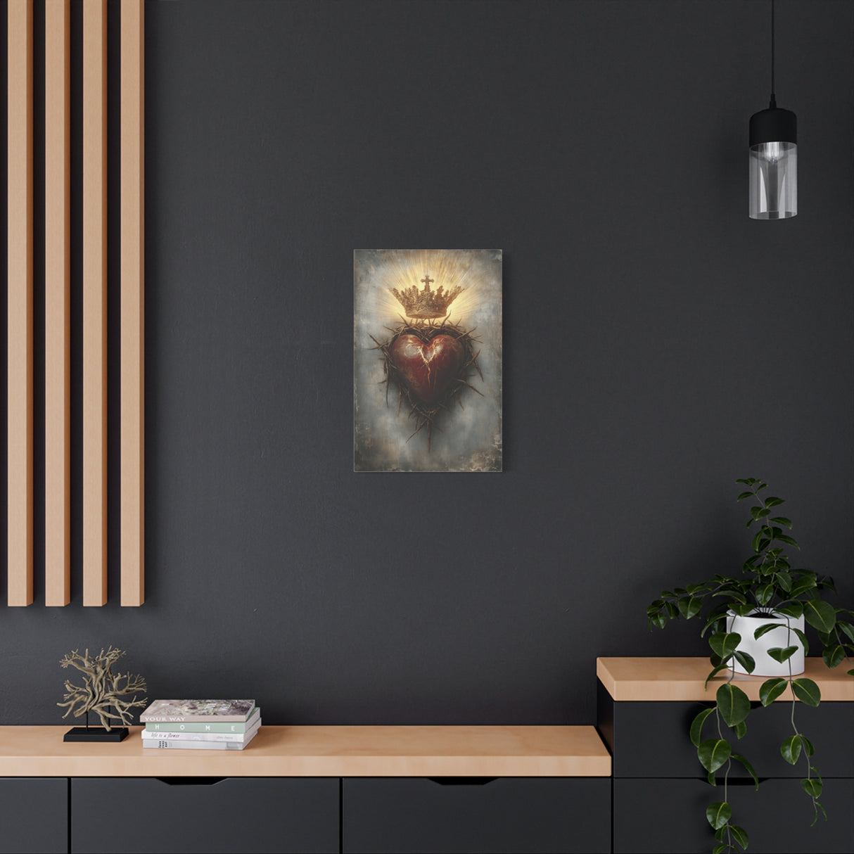 Sacred Heart of Jesus Canvas - A Symbol of Love and Redemption