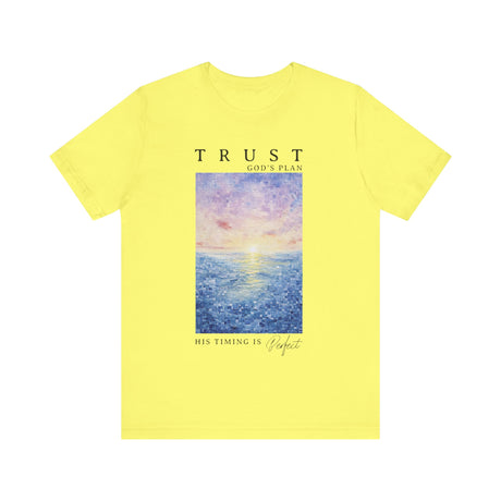 Trust Gods Plan Sunset Art His Timing Is Perfect T-Shirt