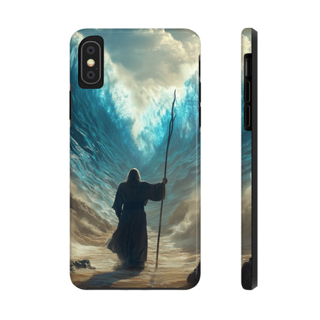 Moses Parting the Red Sea Phone Case - Deliverance Through Faith