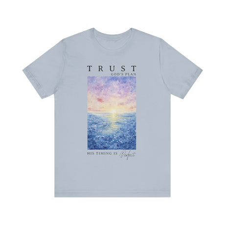 Trust Gods Plan Inspirational Landscape T-Shirt