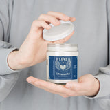 Love One Another Heart with Wings Artisanal Candle