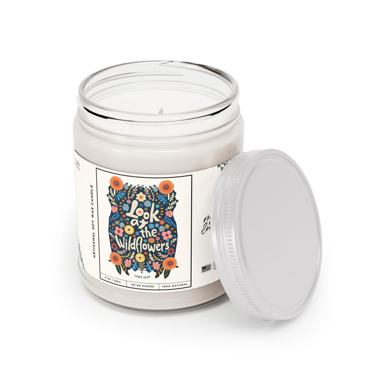 Look at the Wildflowers Artisanal Soy Wax Candle