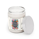 I Am Fearfully and Wonderfully Made (Flower Design) Artisanal Soy Wax Candle