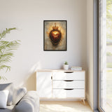 Sacred Heart of Jesus (Framed Canvas) - Eternal Love and Sacrifice