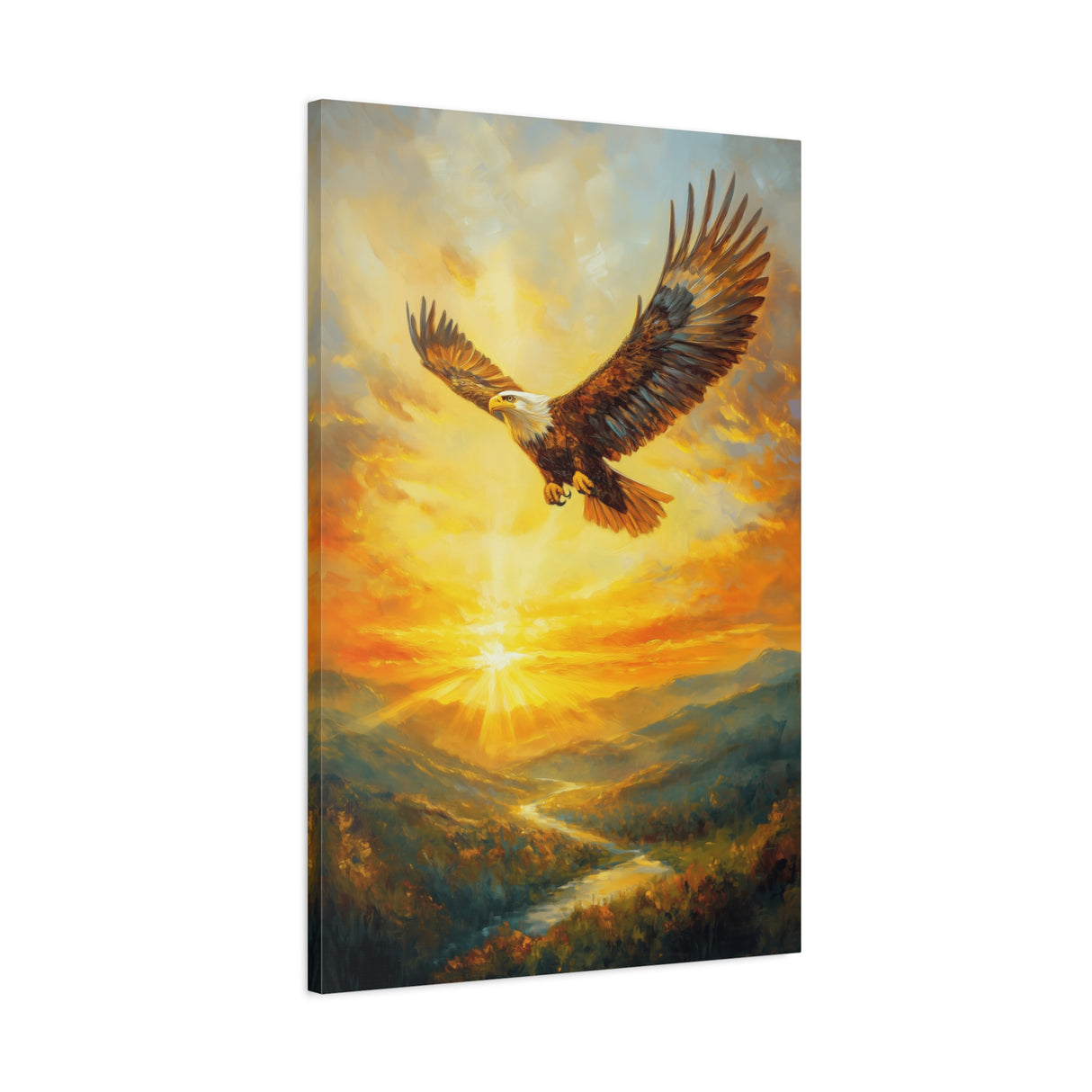 Rise on Wings Like Eagles Canvas - Strength Renewed