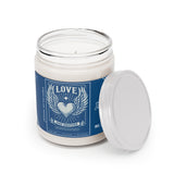 Love One Another Heart with Wings Artisanal Candle