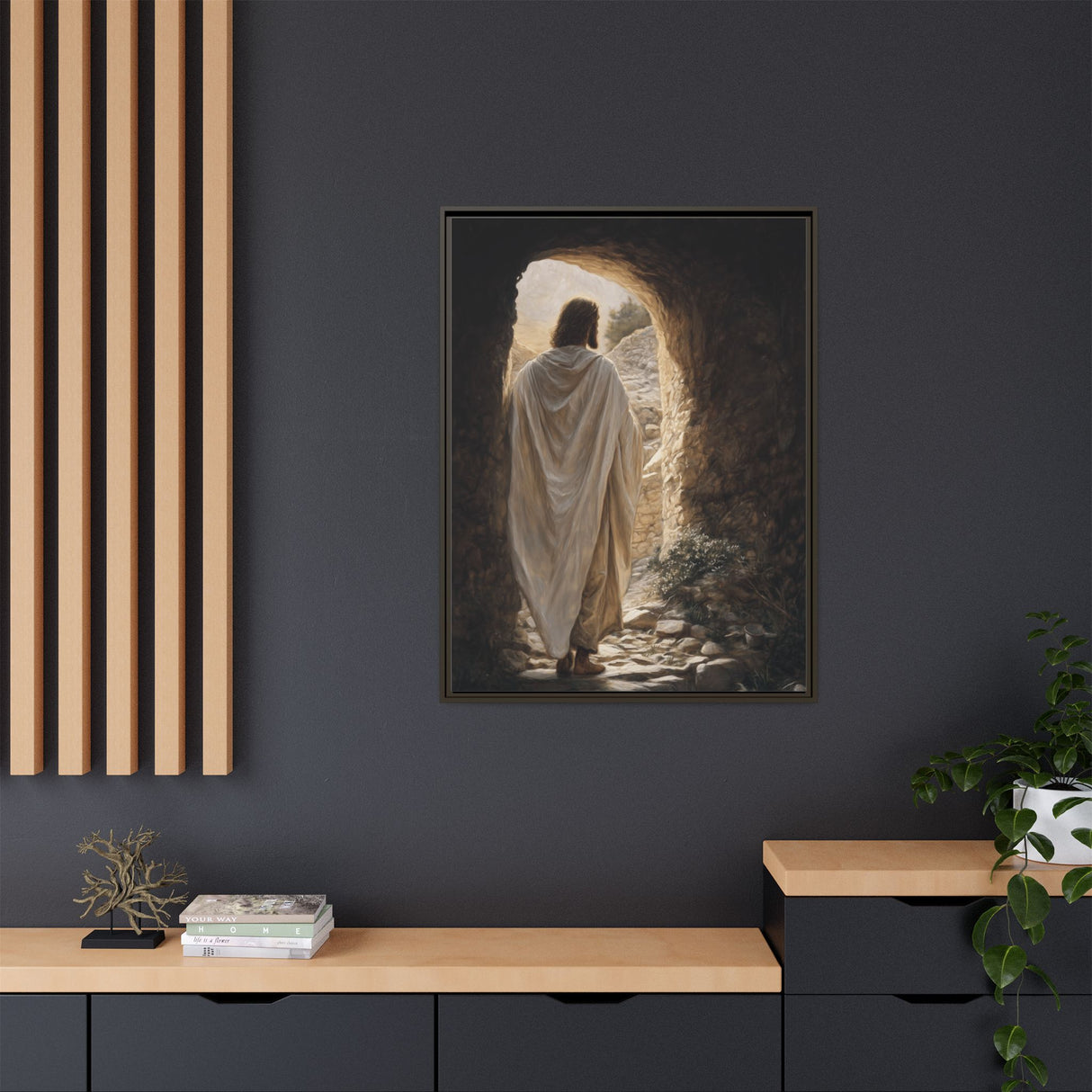 The Empty Tomb (Framed Canvas) - Victory Over Death