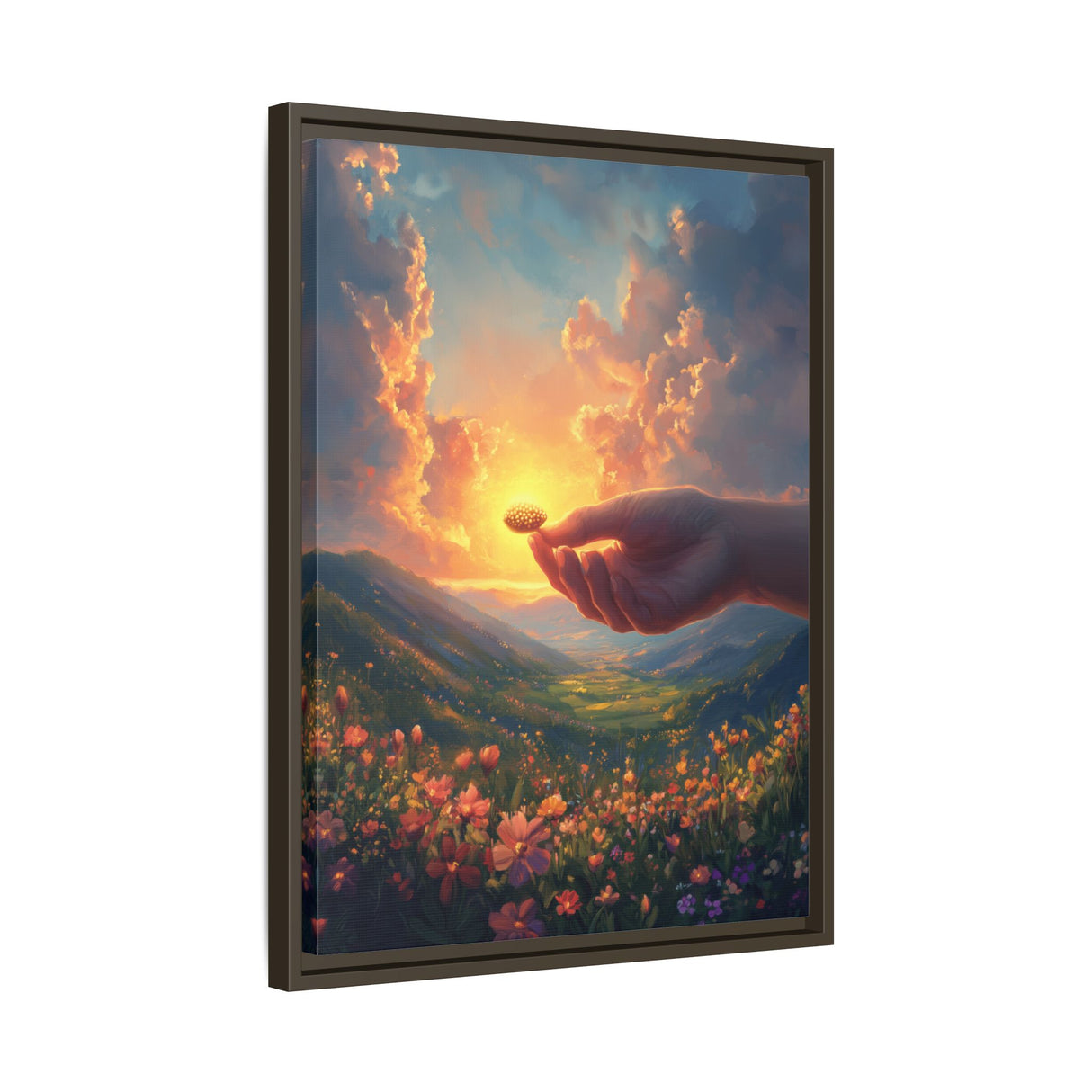 Faith as a Mustard Seed Framed Canvas - The Power of Belief