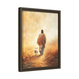 Jesus and the Lamb Framed Canvas - Guided by Grace