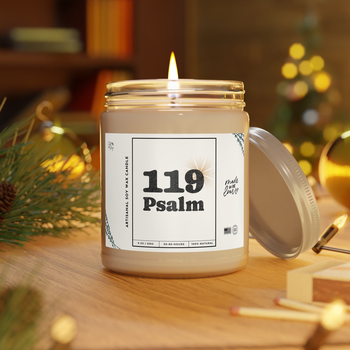Psalm 119 Artisanal Candle