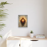 Sacred Heart of Jesus (Framed Canvas) - Eternal Love and Sacrifice