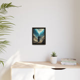 Moses Parting the Red Sea Framed Canvas - Deliverance Through Faith