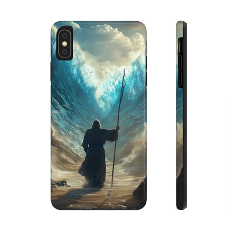 Moses Parting the Red Sea Phone Case - Deliverance Through Faith