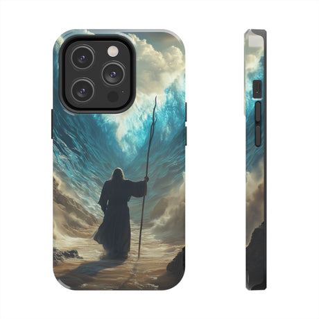 Moses Parting the Red Sea Phone Case - Deliverance Through Faith