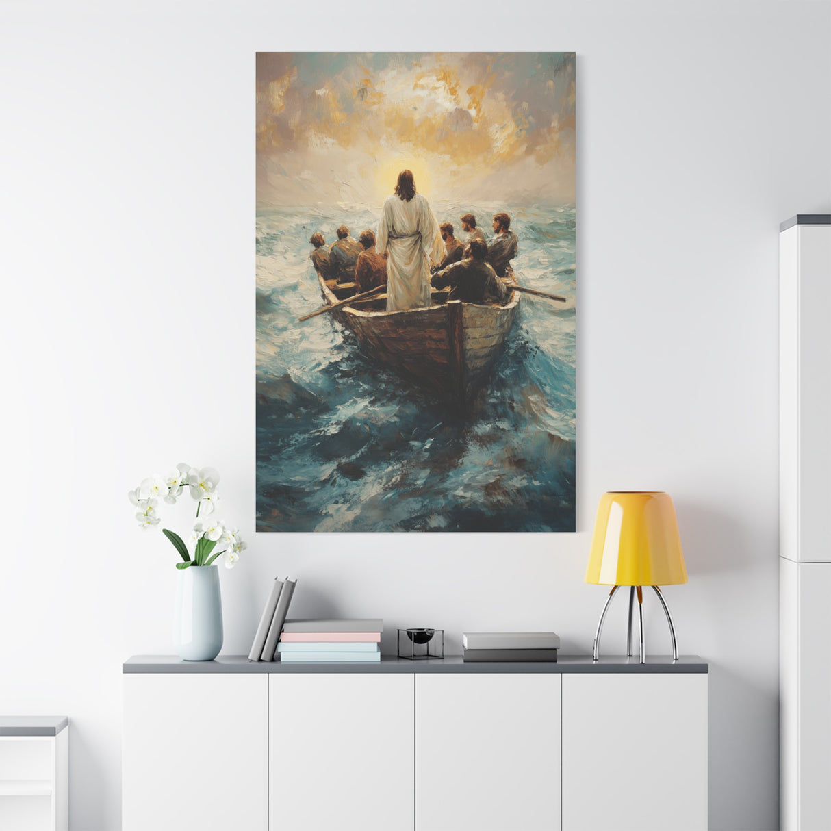 Guided by Faith Canvas - Jesus Calms the Storm