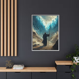 Moses Parting the Red Sea Framed Canvas - Deliverance Through Faith