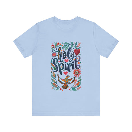 Floral Holy Spirit Design T-Shirt