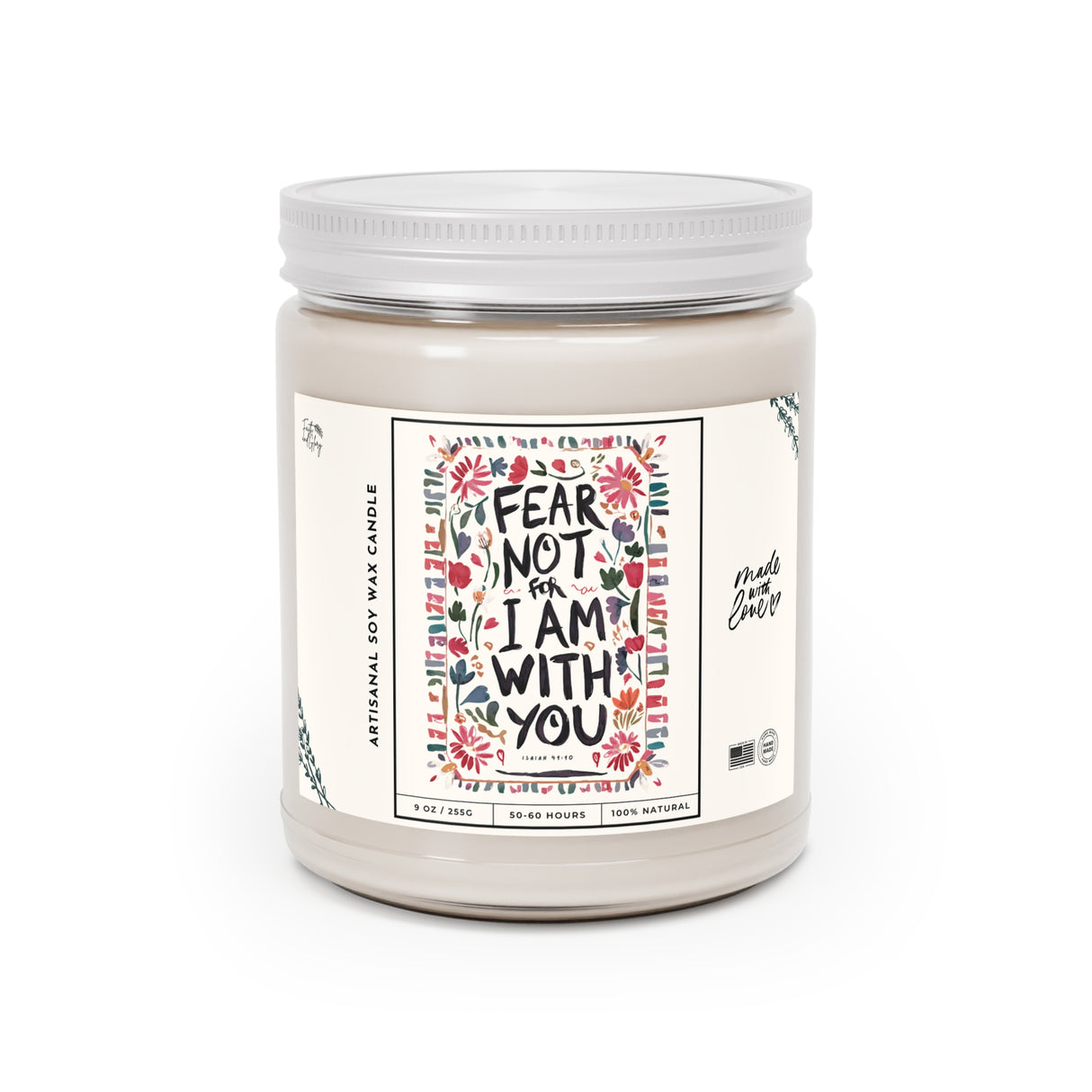 Fear Not For I Am With You Artisanal Candle