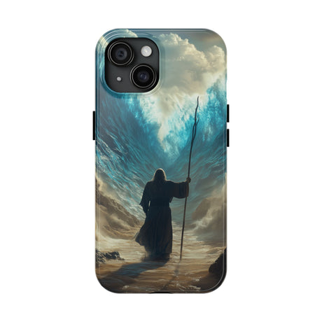 Moses Parting the Red Sea Phone Case - Deliverance Through Faith