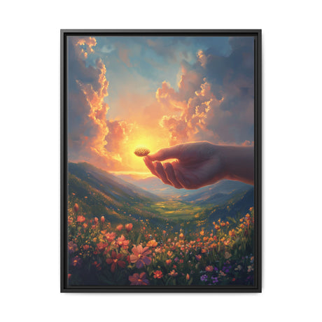 Faith as a Mustard Seed Framed Canvas - The Power of Belief