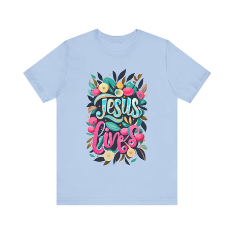 Floral Jesus Lives T-Shirt