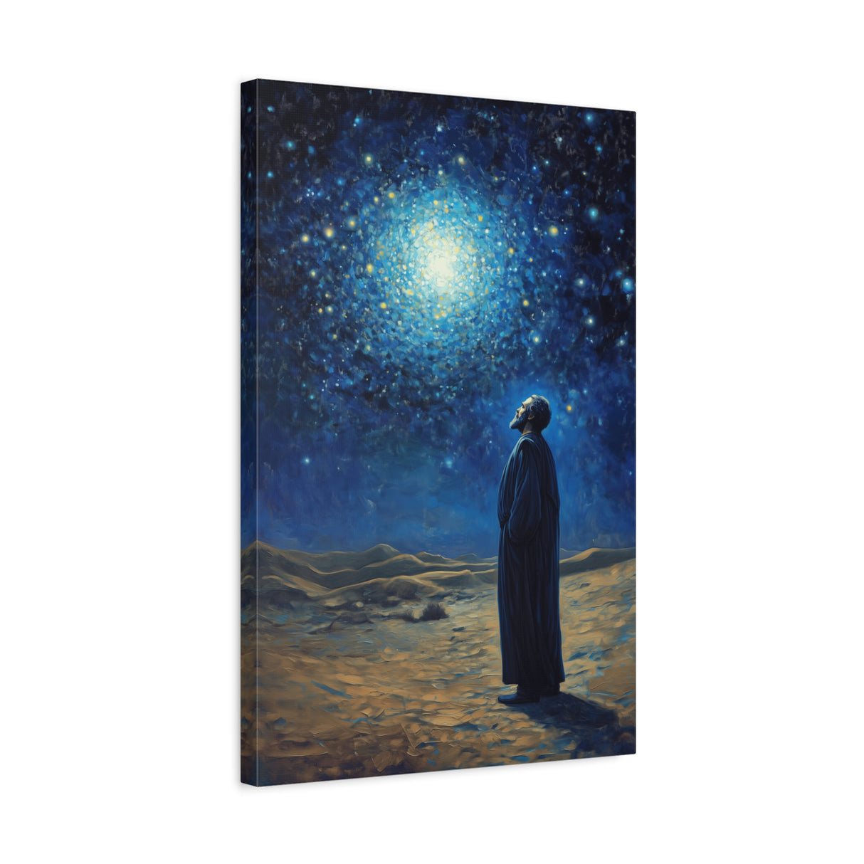 Abraham and the Stars Canvas - A Promise Fulfilled