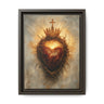 Sacred Heart of Jesus (Framed Canvas) - Eternal Love and Sacrifice