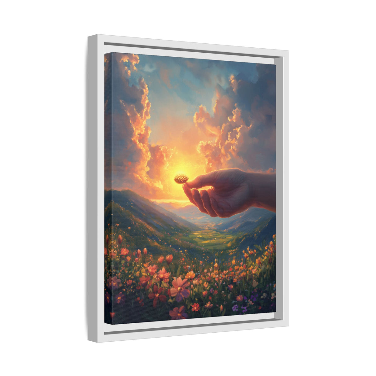 Faith as a Mustard Seed Framed Canvas - The Power of Belief