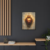 Sacred Heart of Jesus (Framed Canvas) - Eternal Love and Sacrifice