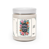 I Am Fearfully and Wonderfully Made (Flower Design) Artisanal Soy Wax Candle