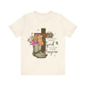 Faith and Strength Floral Cross T-Shirt