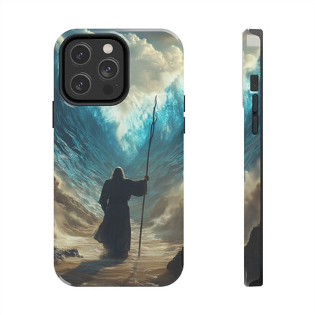 Moses Parting the Red Sea Phone Case - Deliverance Through Faith