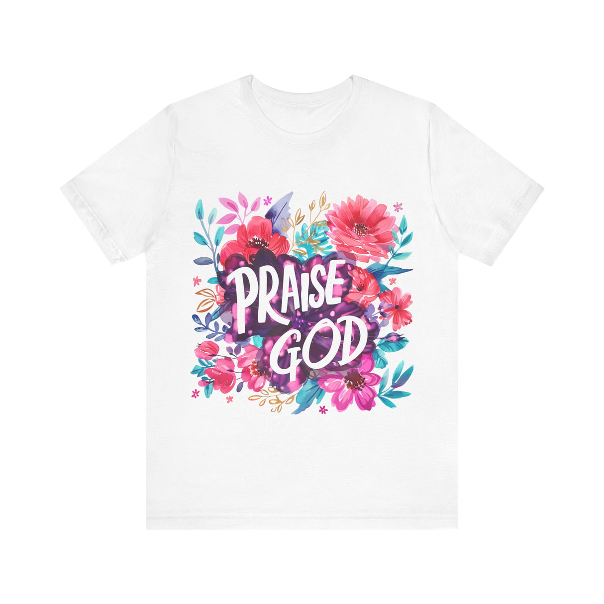 Floral Praise God Graphic T-Shirt