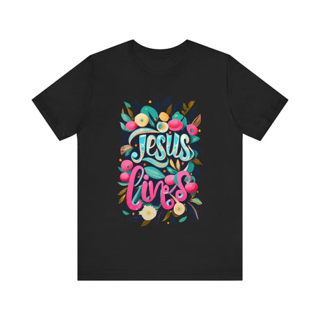 Floral Jesus Lives T-Shirt