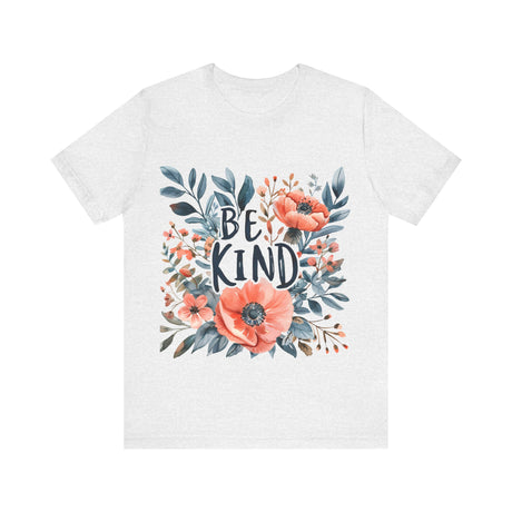 Be Kind Floral Design T-Shirt