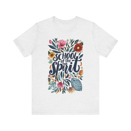 School of the Spirit Floral Design T-Shirt