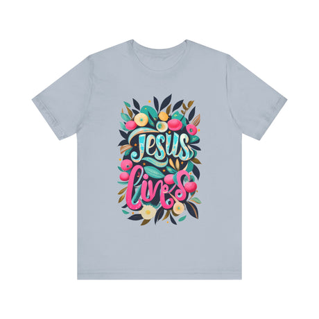 Floral Jesus Lives T-Shirt